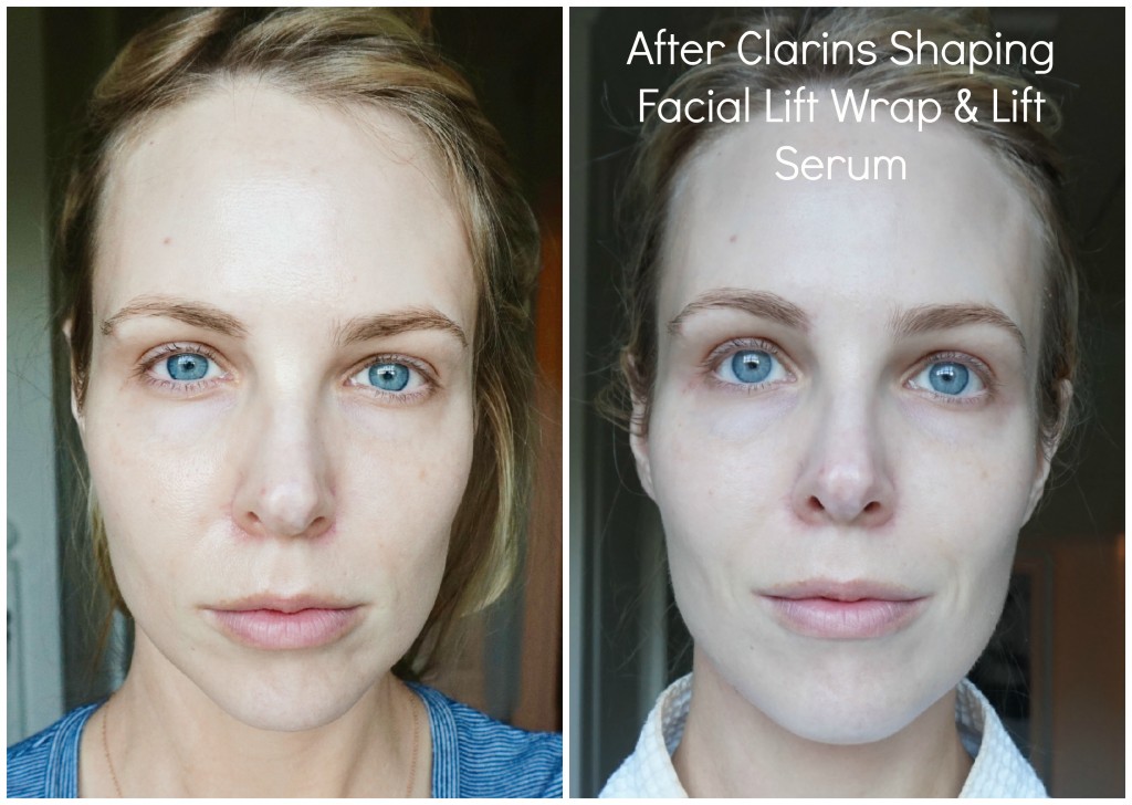 clarins facial lift wrap vs. serum