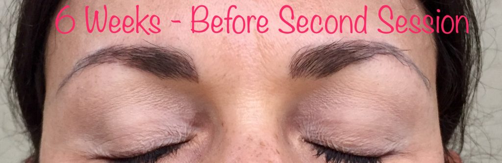 microblading touch up pics