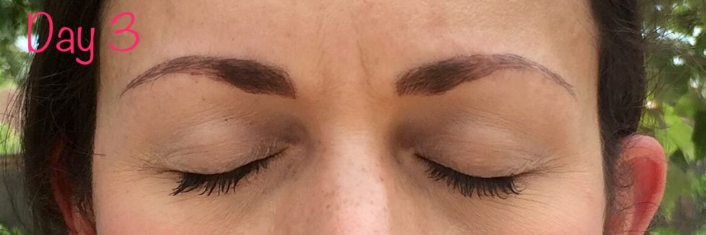 microblading 3 days out