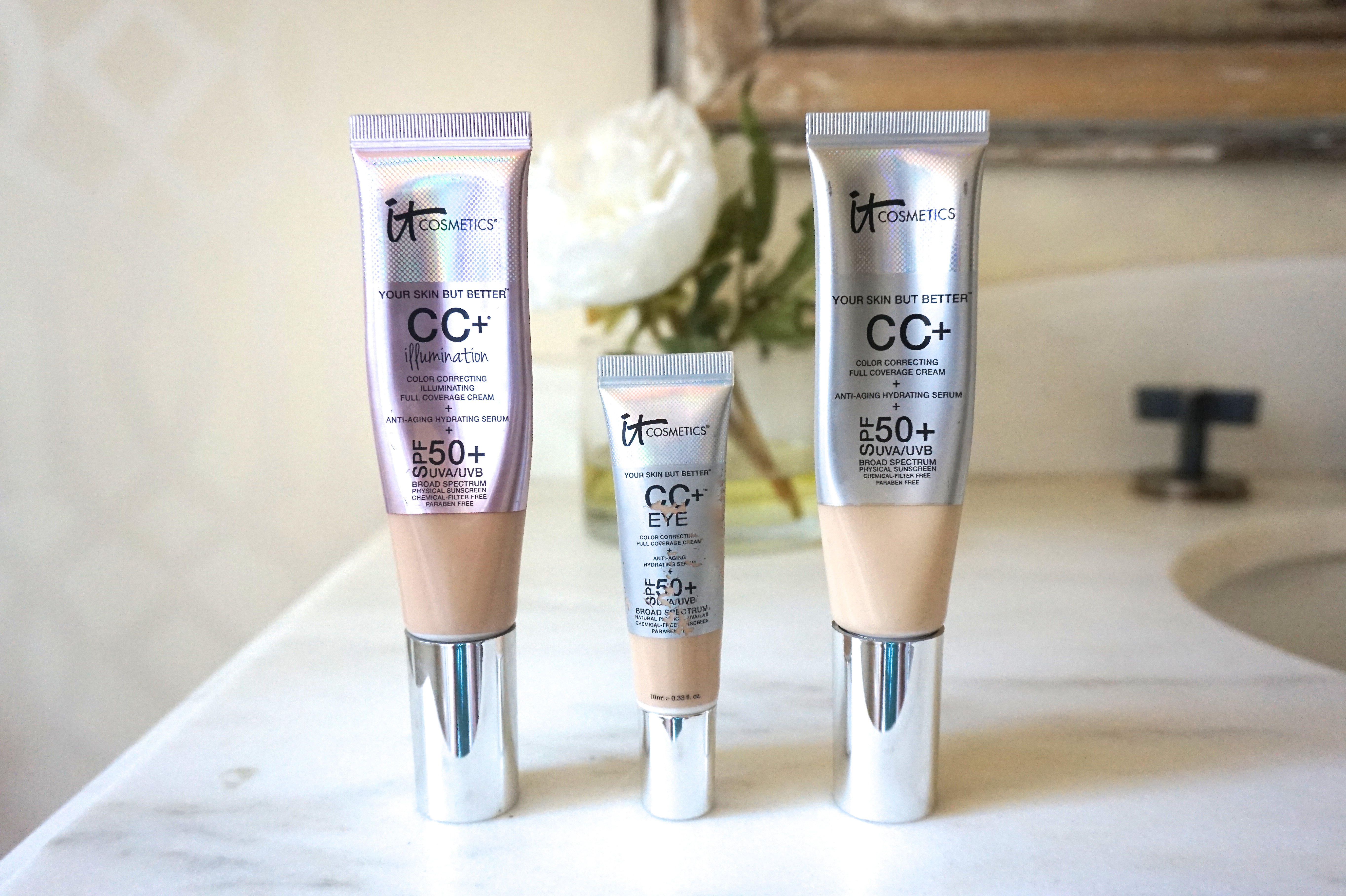 IT Cosmetics CC Creams : Full Review, Swatches & Comparison of all 3. -  Laura Louise Makeup + Beauty